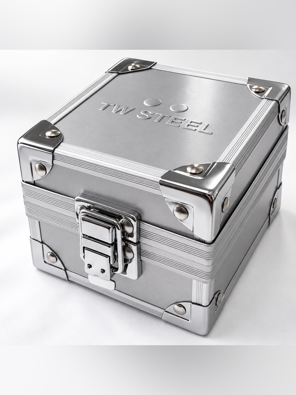 TW Steel Original Metal Watch Box with Cushion, Manual & Blank Guarantee Card - Picture 3 of 15